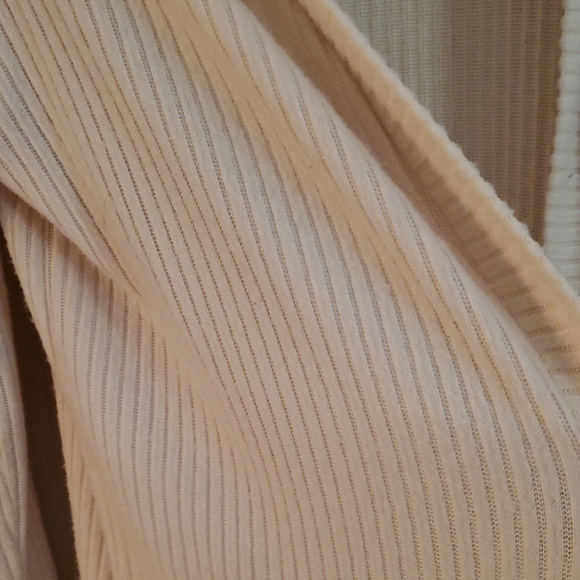 PerSeption Concept Cream Ribbed Cardigan - Picture 5 of 7